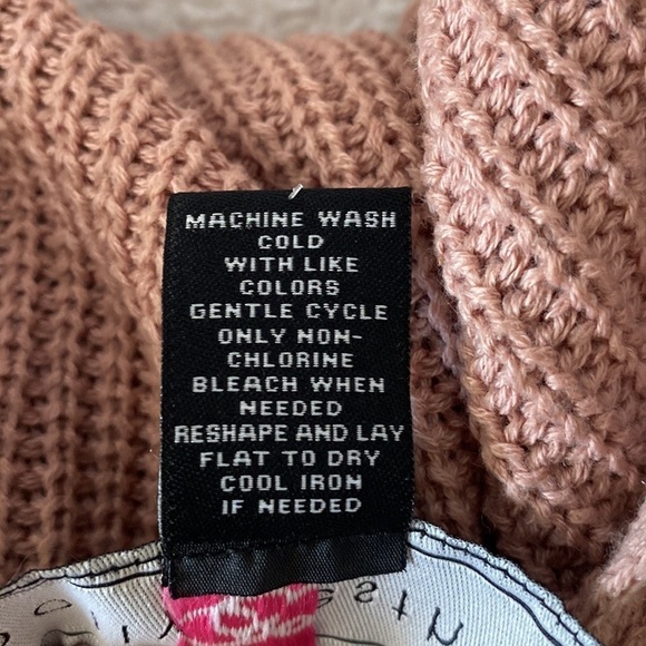 Polly & Esther Drop Sleeve Cut Out Cold Shoulder Sweater - Picture 7 of 7